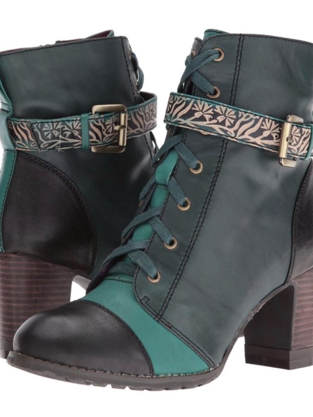 L’artiste Multicolor Loretta Combat boots Size 39